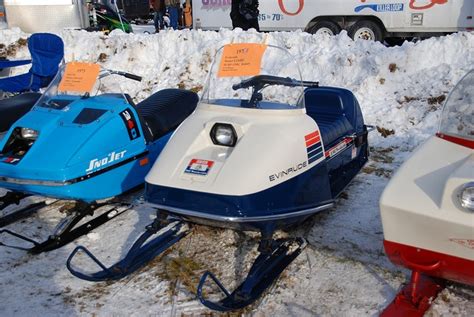 1973 Evinrude Snowmobile At Tip Up Town Houghton Lake Mi 1 21 2012
