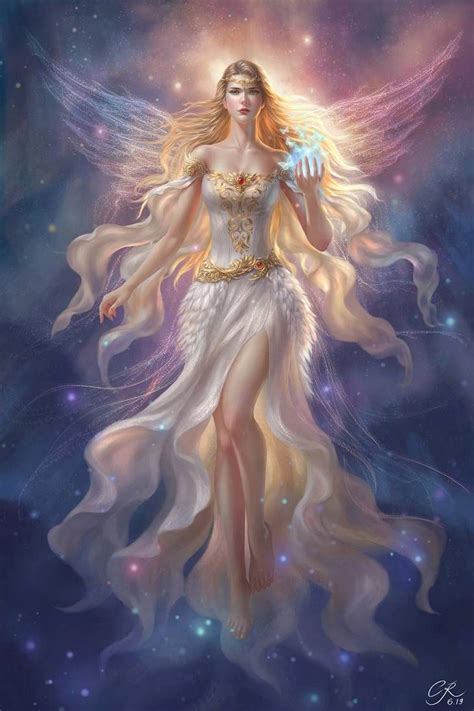 Goddess Of Light By Crystalrain On Deviantart Fantasy Art Women
