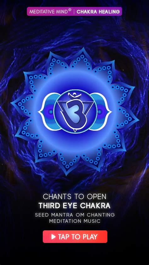 Chants To Open Third Eye Chakra Seed Mantra OM Chanting Meditation