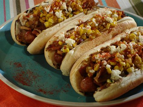 Place ground beef in a large saucepan with water and mash the beef with a potato masher to break apart. Gourmet Hot Dogs — The New Girl | FN Dish - Behind-the ...