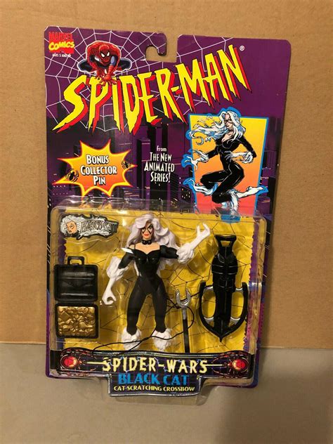 Black Cat From Spider Man Animated Series Moc Marvel Comics Spider Wars