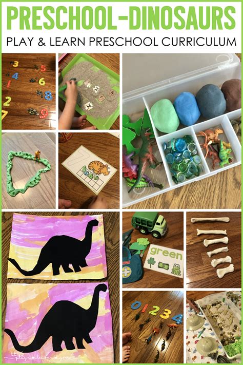 Dinosaur Preschool Activities Lets Playlearngrow
