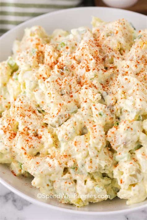 They hold their shape better when cooking and they usually have creamier interiors. Creamy Egg Potato Salad Recipe - Mayonnaise or salad ...