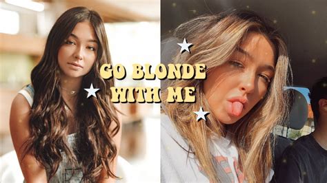 Go Blonde With Me Brunette To Blonde Hair Transformation Youtube