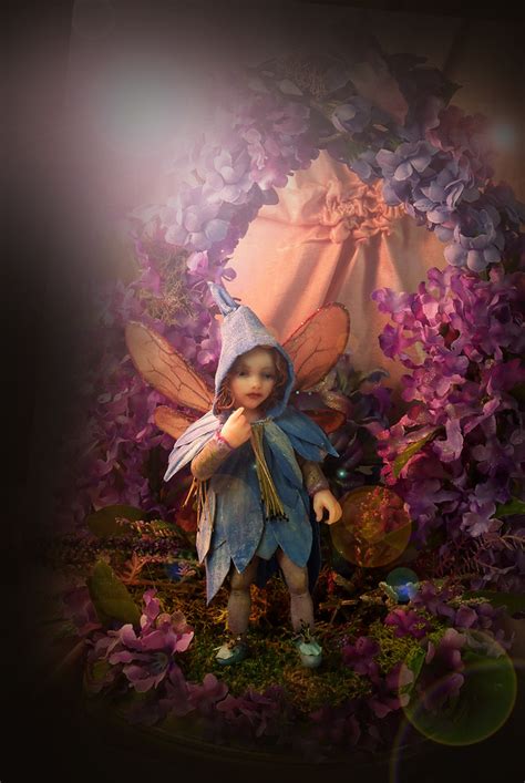 Verona Barrella Ooak Clay Art Doll Flower Fairy By Veronabarrella On
