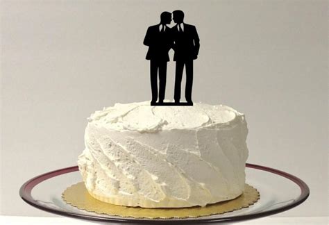 Gay Wedding Cake Topper Same Sex Cake Topper Gay Cake Topper Gay
