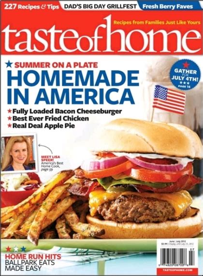 Year Subscription To Taste Of Home Magazine 1020
