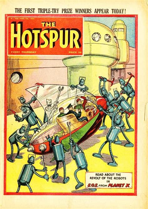 Absurdly Awesome Covers From 1930s Boys Magazine The Hotspur Boing