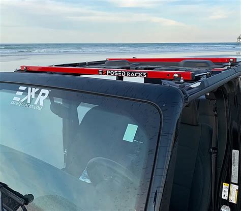 Exposed Racks Under Soft Top Roof Rack for 18-20 Jeep ...