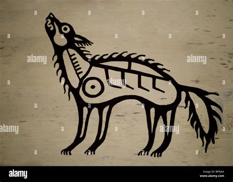 Wolf American Indian Symbol For Humility Stock Photo Royalty Free
