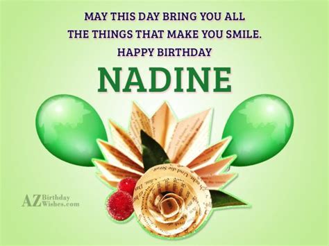 Happy Birthday Nadine
