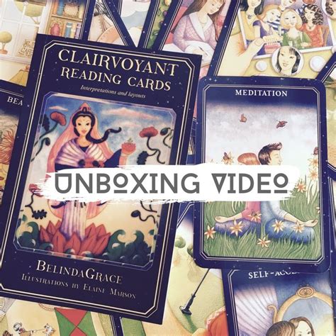 The Clairvoyant Reading Cards Unboxing And First Impressions Clairvoyant Readings Card Reading