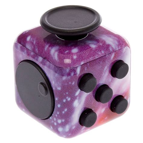 Purple Galaxy Stars Fidget Cube Claires Us