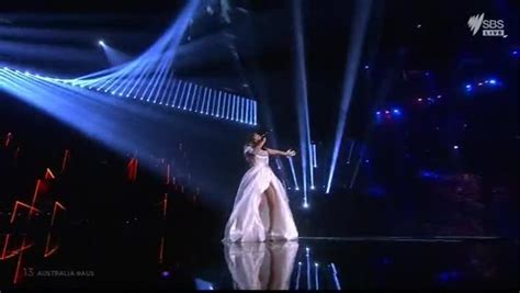 eurovision 2016 dami im flies australian flag russia s sergey lazarev s you are the only one a