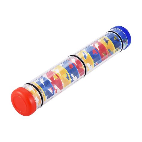 Colorful 12 Rainmaker Rain Stick Musical Instrument Toy For Toddler