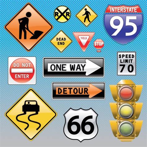 Traffic Signs 10371 Free Ai Eps Svg Download 4 Vector