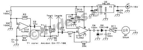 Esr meter circuit using 78l05, z86e0412, 4094, bc328, bc558, bc338, bc548, 1n4148, 1n4002. Equivalent Series Resistance Meter