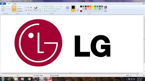 Requested Video How To Draw Lg Logo In Ms Paint From Scratch Youtube
