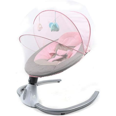 Tfcfl Electric Baby Swing Rocking Chair W Bluetooth Remote Control