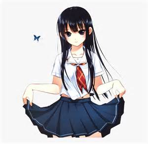 Anime Girl With Black Hair And Glasses Aesthetic Images Gallery
