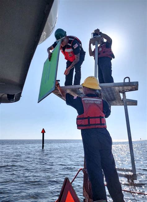 Dvids Images Coast Guard Conducts Aids To Navigation Repairs