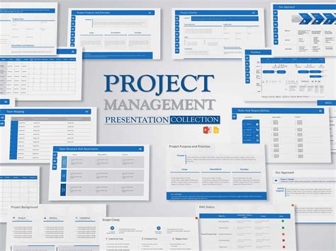 1045 Project Presentation Template Collection For Powerpoint
