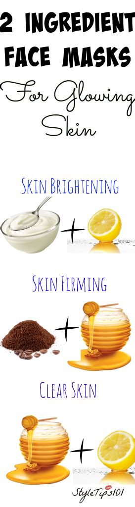 2 Ingredient Face Masks For Flawless Skin