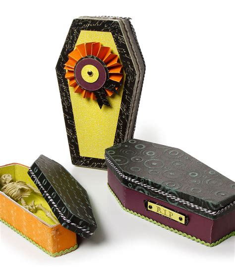 Make Decorated Coffins For A Halloween Decoration Or They Make Great