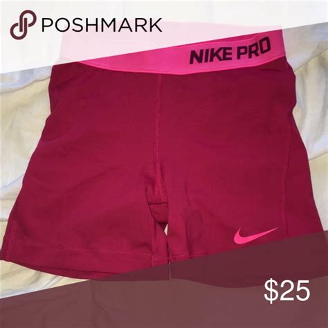 Nike Pro Spandex Pink Nike Pros Nike Pro Spandex Gym Shorts Womens