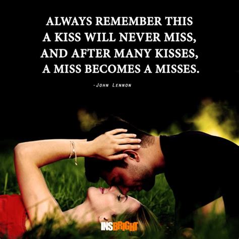 Romantic Love Kiss Quotes For Him Or Her Kissing Images With