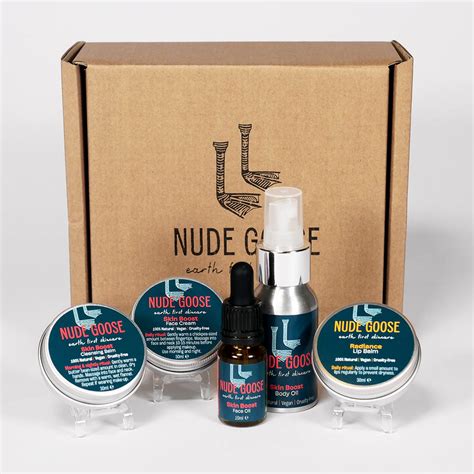 Skin Boost Discovery Box Set Nude Goose Natural Skincare