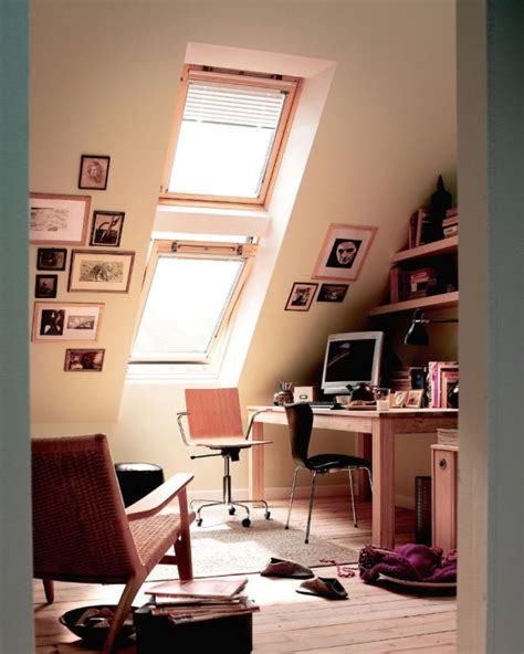 Not only attic office, you could also find another pics such as attic room, attic design, attic home, room office idea, library attic, cozy office, attic renovation, renovated attic, rustic home. 30 Cozy Attic Home Office Design Ideas