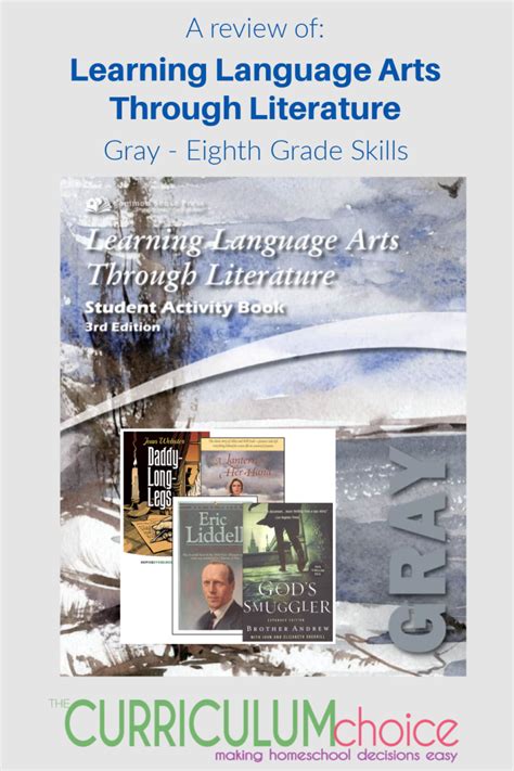 Learning Language Arts Through Literature In Your Homeschool The Gray