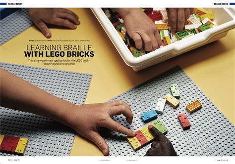 Blocks Magazine Archive Learning Braille With Lego Bricks Brickset