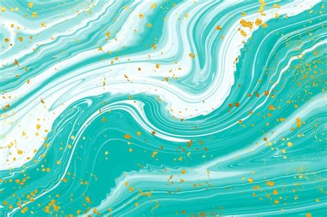 Free Vector Liquid Marble Background With Gold Splatter