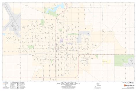 Hastings Map Nebraska
