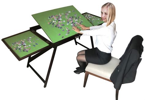 Jigsaw Puzzle Table Storage Folding Tilting Table 1500pcs  