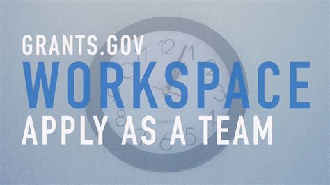 Apply For Federal Grants As A Team With Workspace Promo