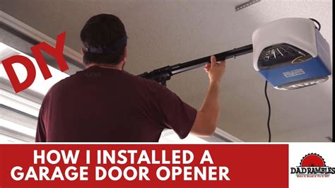 Chamberlain Security Bundle Garage Door Opener Installation Youtube