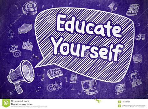 Educate Yourself Concept 3d Stock Photography