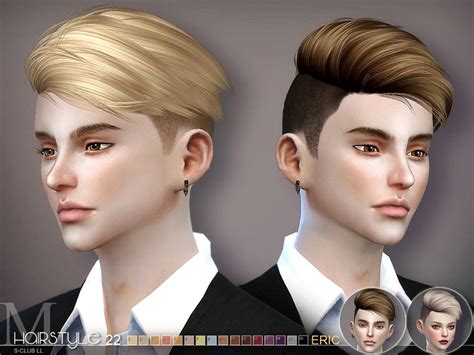 Short Hair Male The Sims 4 - Wavy Haircut