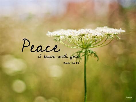 “peace I Leave With You My Peace I Give To You Not As The World Gives