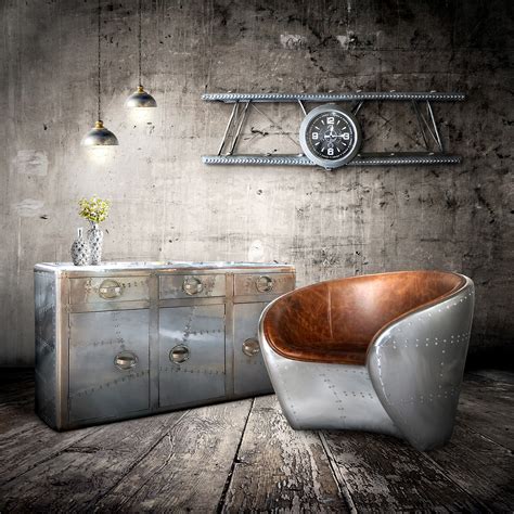 Sign up to eporta to enjoy full features. Aviator Mid-Century Modern Round Club Chair // Genuine ...