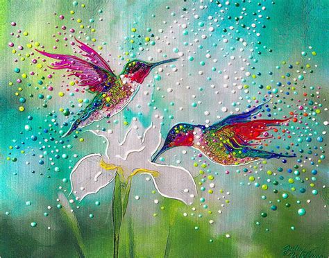 The Energy Art Store By Julia Watkins — Hummingbirds Good Luck And