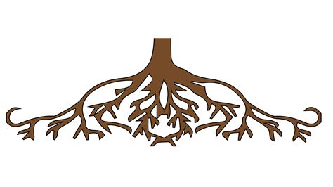 Cartoon Tree Roots Tree With Roots Png Bodenowasude