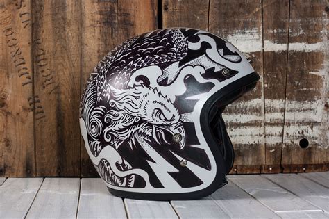 Custom Illustrated Motorcycle Helemts On Behance