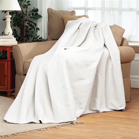 Woven Extra Soft Cotton Blanket By Oakridge Miles Kimball