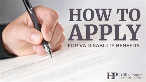 How To Apply For Va Disability Benefits The Complete Guide Hill