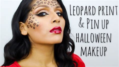 Tutorial Sexy Leopard Print And Pin Up Halloween Makeup