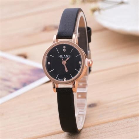 excellent quality watchquartz classic vintage dial alloy thin leather strap quartz wristwatch